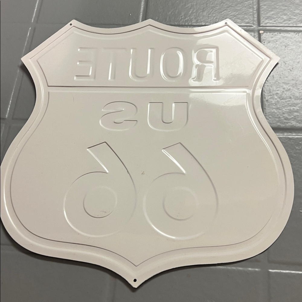 🔥Vintage Route 66 Wall Sign - Black and Cream - Picture 4 of 4